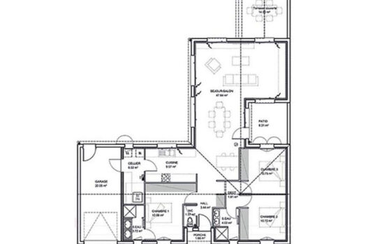 plan de maison Ile de ré Charente Maritime