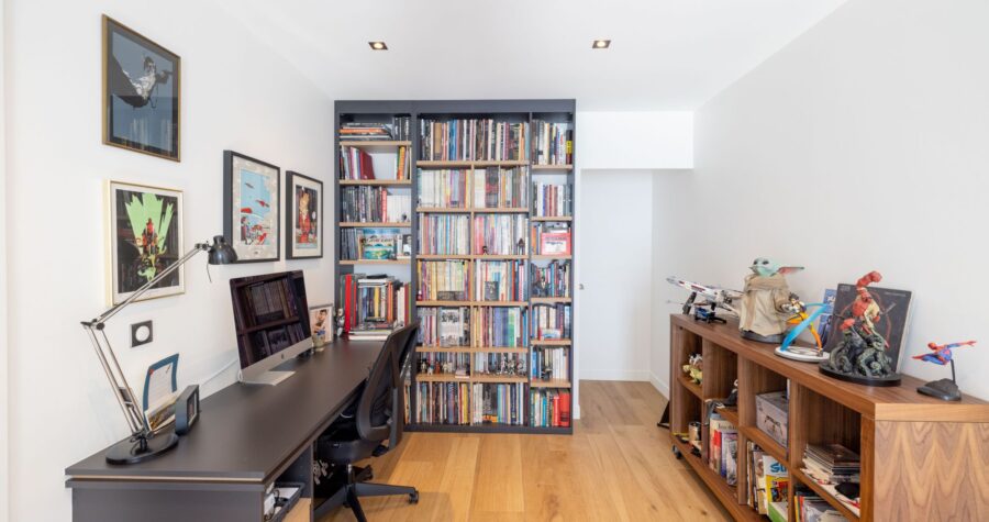 bureau amenage en mezzanine