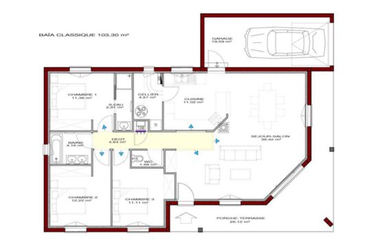 Plan-maison-Baia-classique-plain-pied-103m2