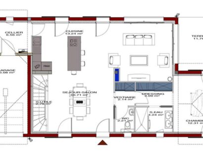 Plan-maison-Bastide-Belgrave-classique-rdc-85.42m2-cuisine-ouverte