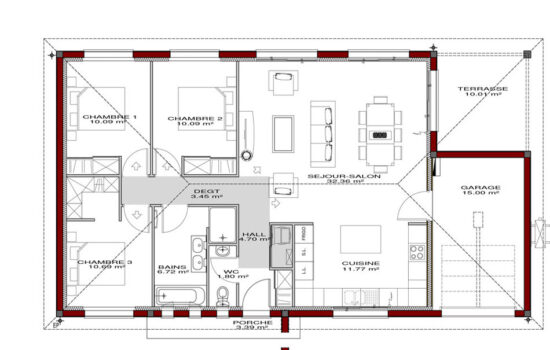 Plan-maison-Toulousaine