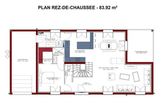 Plan-maison-classique-Bastide-Prestige-rdc