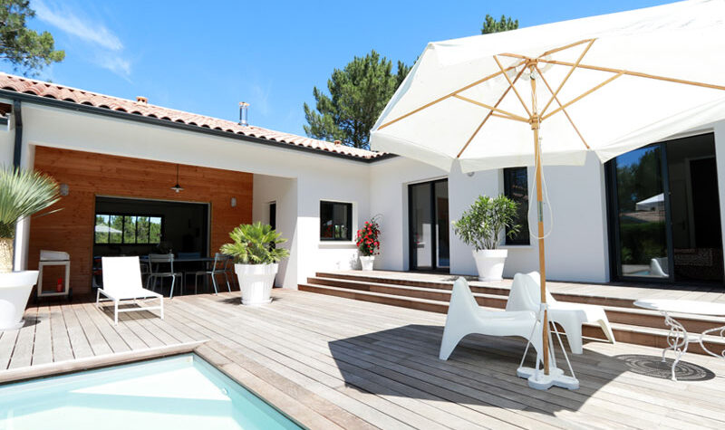 maison contemporaine 155 m² avec piscine