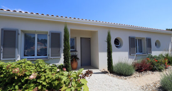 maison contemporaine en Charente maritime