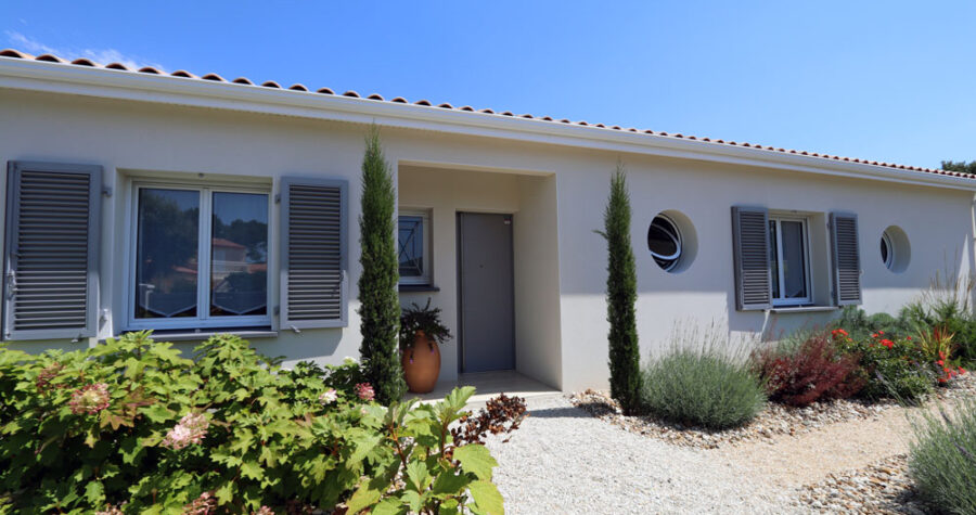 maison contemporaine en Charente maritime