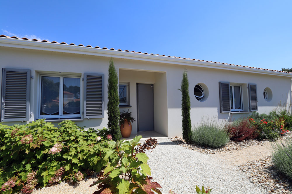 maison contemporaine en Charente maritime