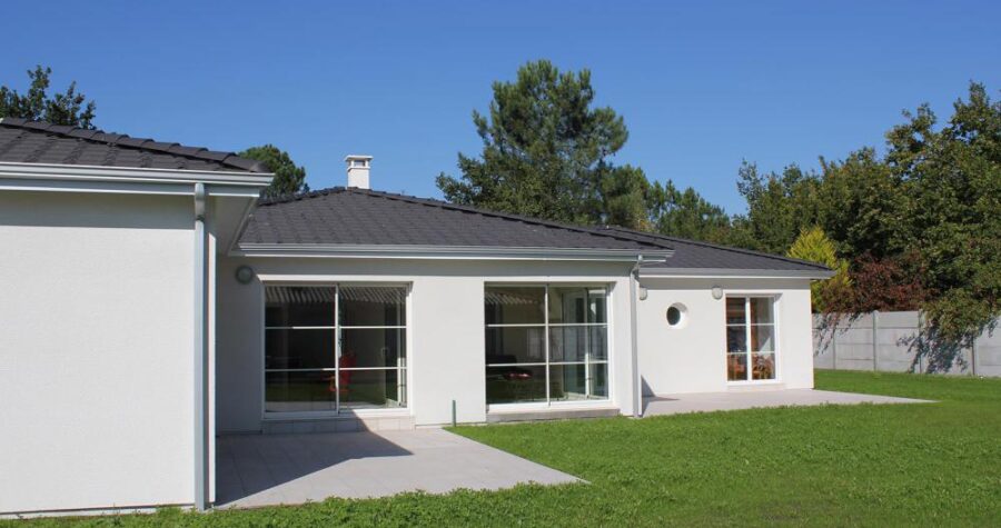 Maison contemporaine au medoc avec terrasse