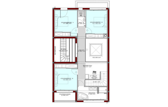 maison-de-ville-plan-maison-etage-Urban-G