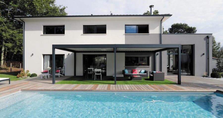 Maison design avec piscine