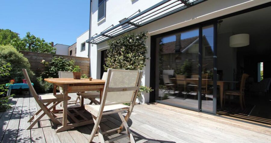 terrasse en bois pour maison de ville