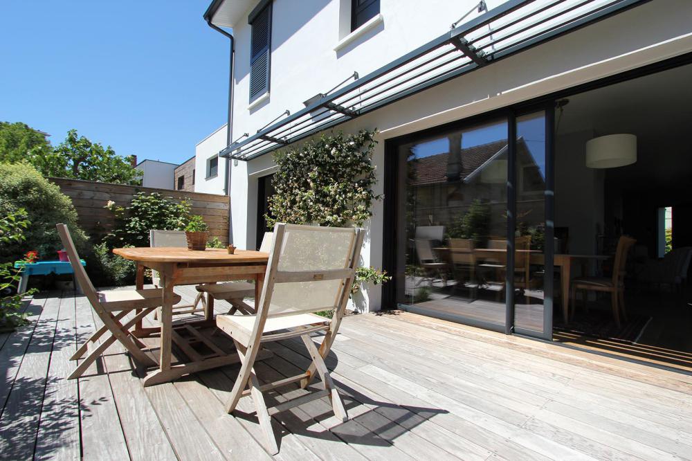 terrasse en bois pour maison de ville