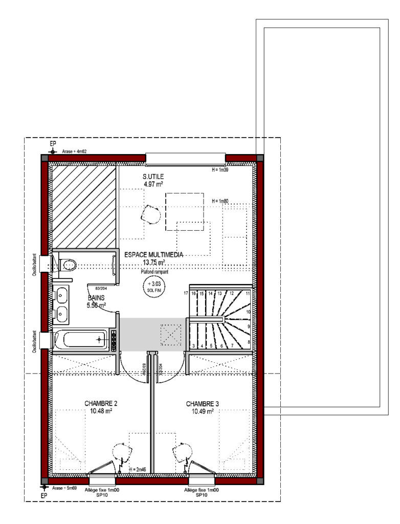 plan-maison-moderne-clara-etage