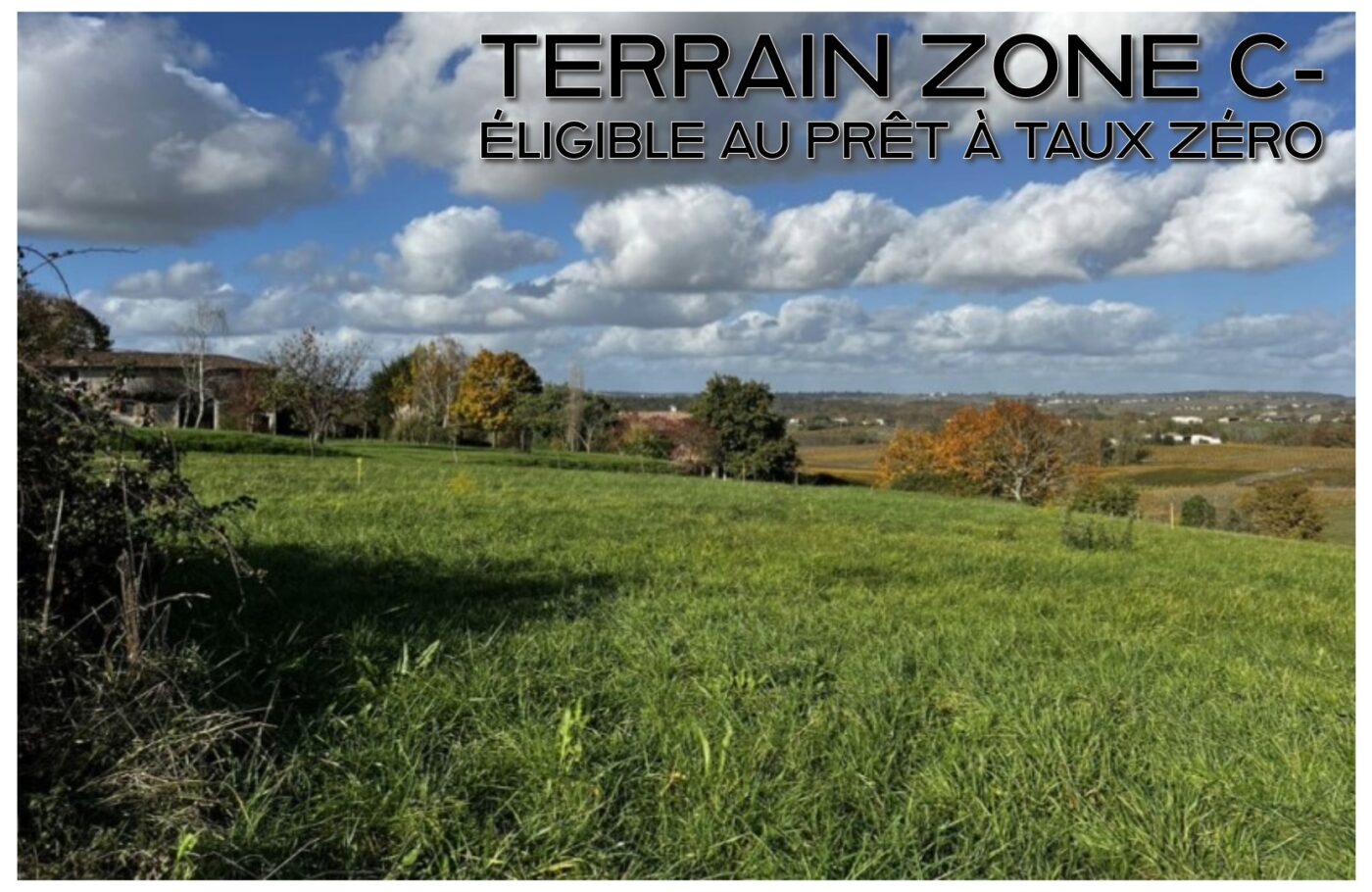 Terrain constructible Saint-andré-du-bois  (Gironde 33)