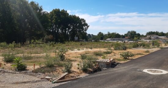 Terrain constructible Cadillac-en-fronsadais  (Gironde 33)