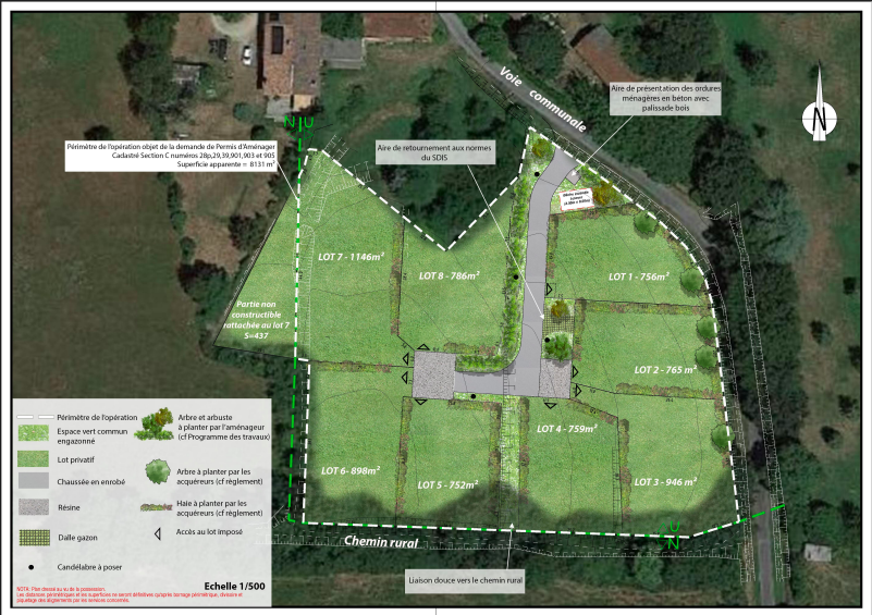 Terrain constructible Baigneaux  (Gironde 33)