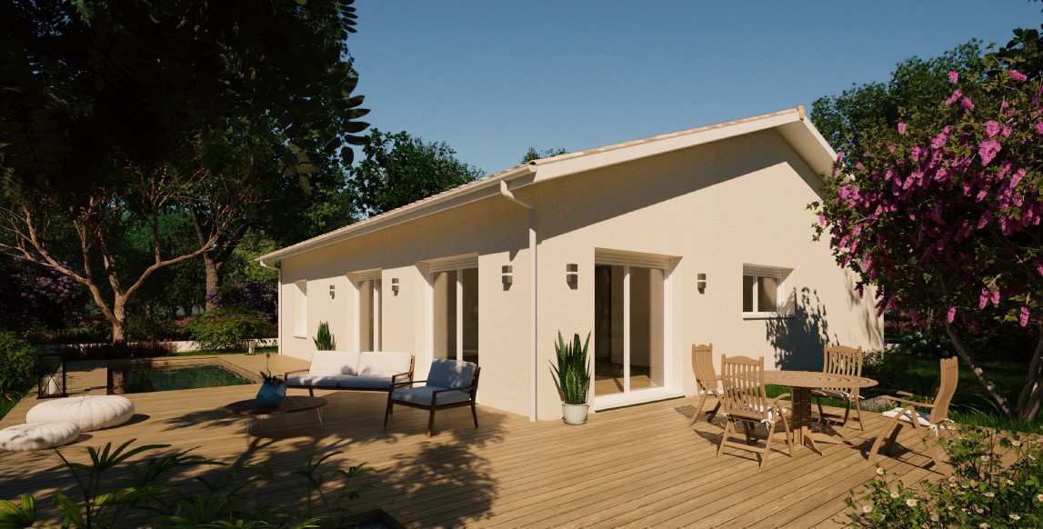 Maison + terrain Saint-aubin-de-médoc  (Gironde 33)