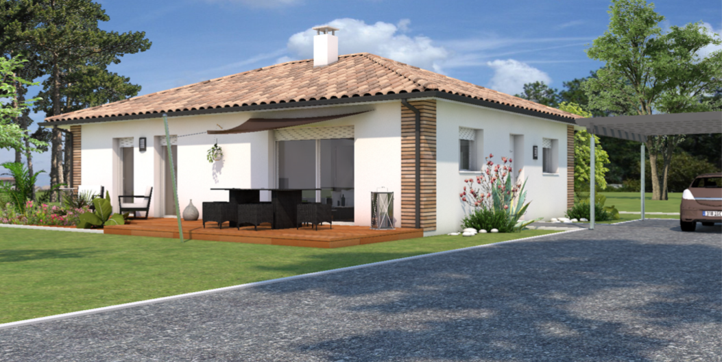 Maison + terrain Angresse  (Landes 40)