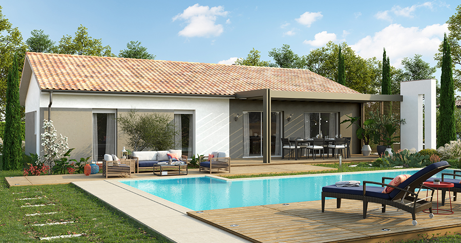 Maison + terrain Le pian-sur-garonne  (Gironde 33)