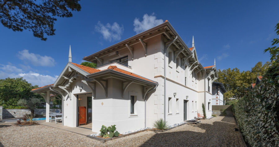 villa moderne bassin d'Arcachon extérieur